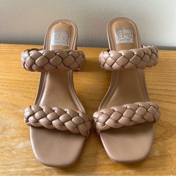 {Dolce Vita} Paily Stella Braided Strappy Heels - Picture 2 of 8
